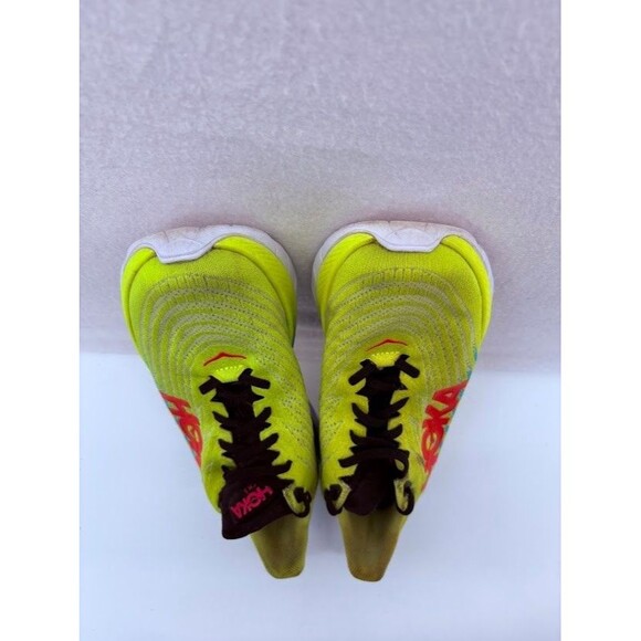 Hoka One One Mach 5 Womens Size 9.5B Neon Burst Running Sneakers - Picture 6 of 9